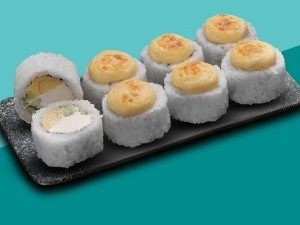 Сытный чесночный сырный Ролл Сытный чесночный сырный Ролл